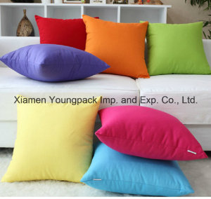 Cheap 45X45cm Promotional Custom Design Sofa Square Throw Pillow Case